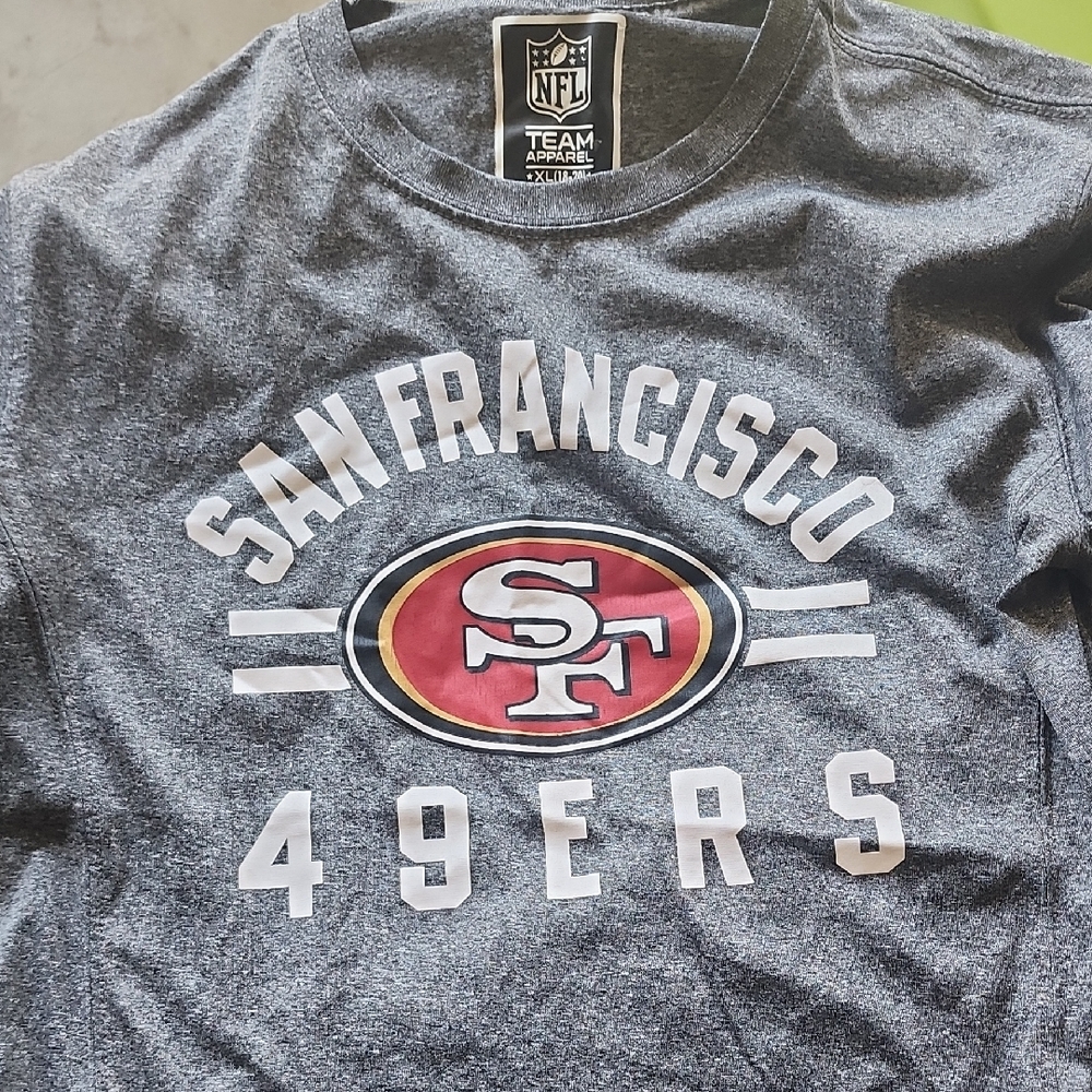 NFL Team Apparel Charcoal Tee